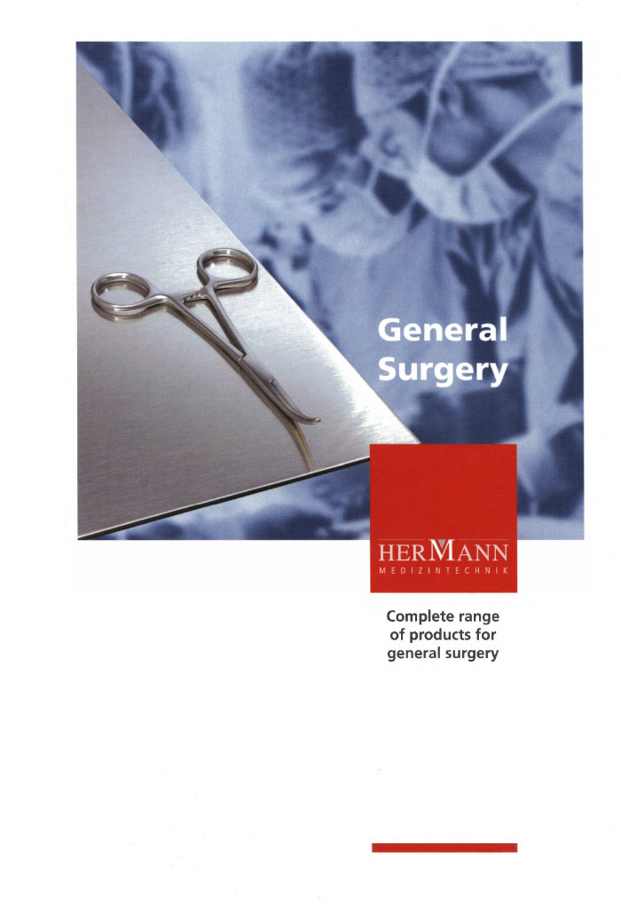 Catalogue d'instuments pour la chirurgie générale, Medicon Instrumente