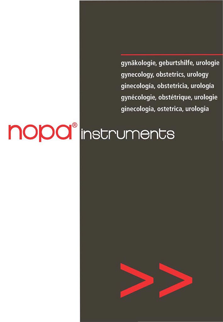Catalogue d'instruments de chirurgie pour la gynécologie et l'urologie, Nopa
