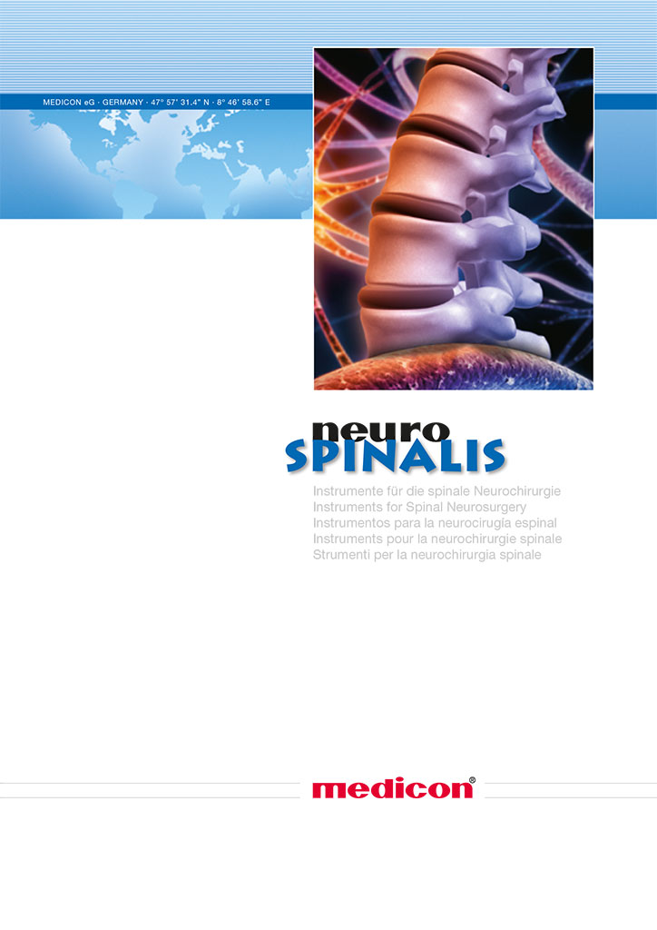 Catalogue d'instruments de chirurgie pour la neurochirurgie, Neuro Spinalis Medicon